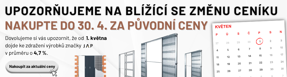 Upozorňujeme na plánované zdražení produktů značky JAP FUTURE